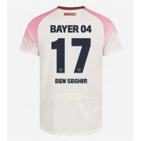 Muški Nogometni Dres Bayer Leverkusen Eliesse Ben Seghir #17 Gostujuci 2025-26 Kratak Rukav